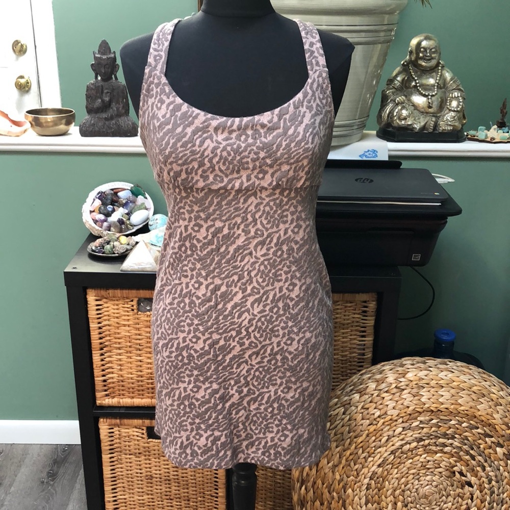 Free People Leopard / Animal Print Racerback Dress